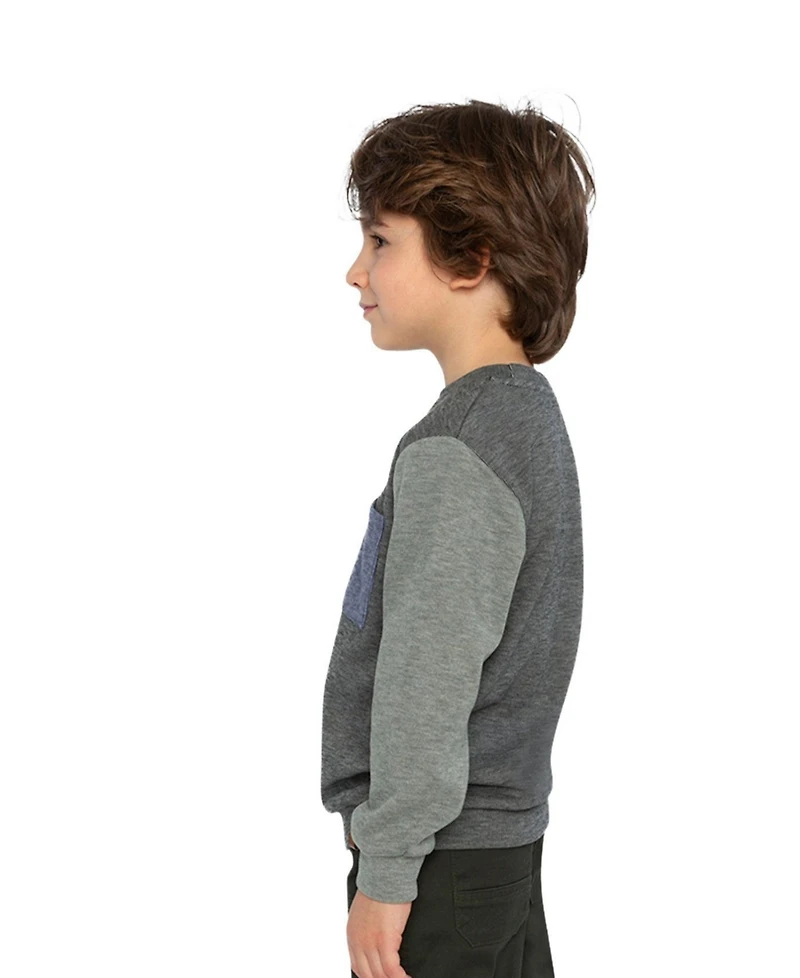 Deux par Toddler Boys' (2T-5T) Colorblock Brushed Jersey Top