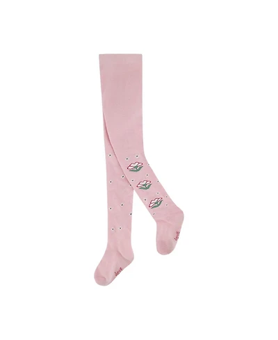 Deux par Deux Toddler Girl ( size 3,4 ) Knit Tights Pale Dusty