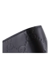 Pre-Owned Gucci Envelope Wallet on Chain Guccissima Leather
