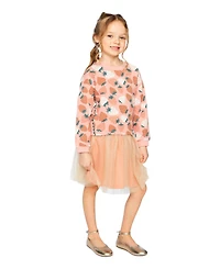 Deux par Toddler Girls 2T-5T Bi-Material Dress