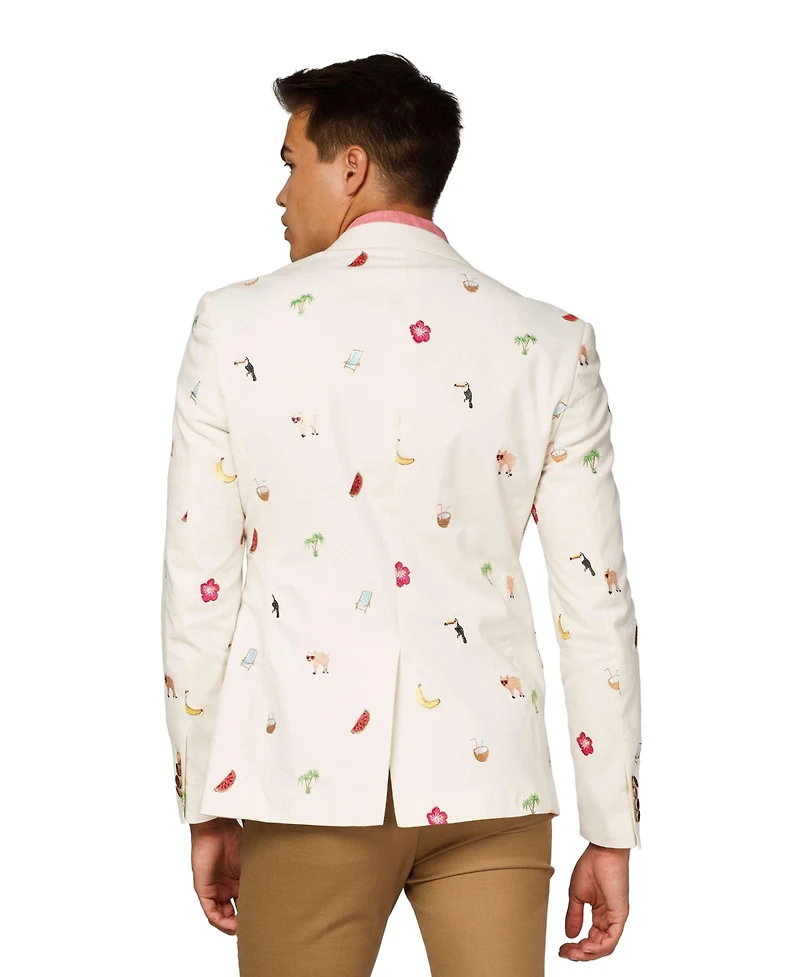 OppoSuits Men's Blazer Tropical Summer Birds Suit Jacket