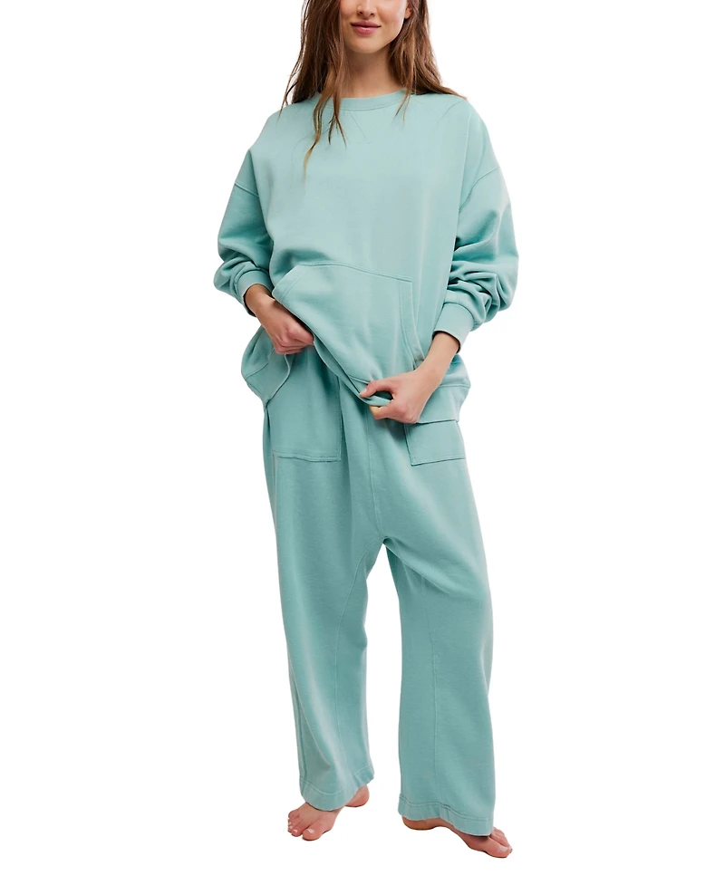 Free People Women's Slow It Down Pullover Sweatshirt