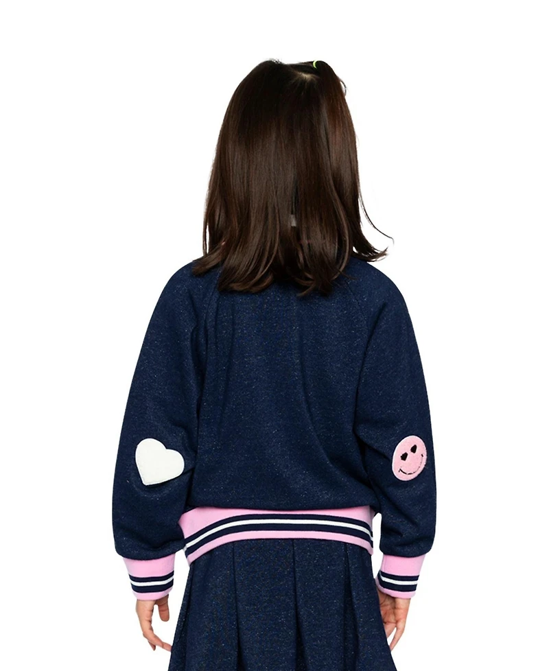 Deux par Deux Toddler Girl (2 - 5) French Terry Jacket