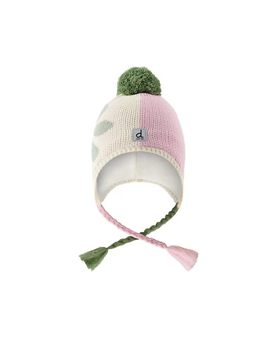 Deux par Deux Toddler Girl (2-4) Winter Peruvian Knit Hat with Pompom