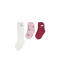 Deux par Deux Little and Big Girl ( 5-6 , 10-12 ) Socks