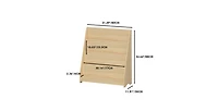 flynama 4-Tier Kids Bookshelf Display Shelf for Bedroom and Playroom