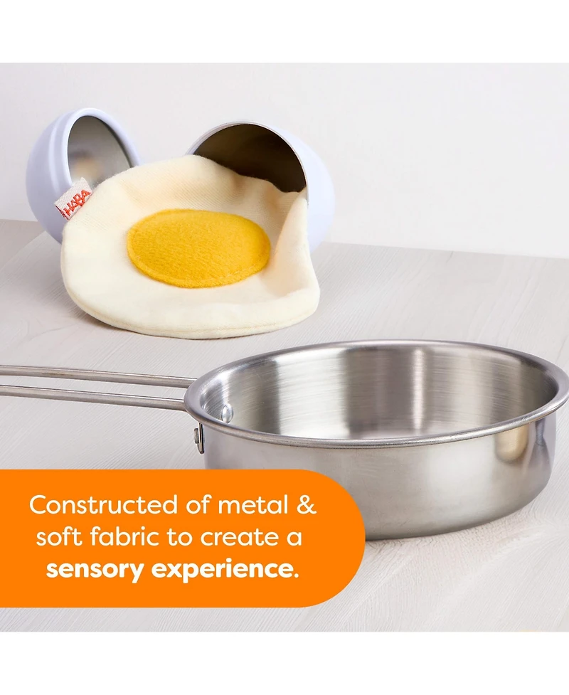 Haba Creative Play Fried Egg and Pan Toy Playset