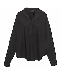 Pre-Owned Balenciaga Women's Oversized Logo Popover Shirt
