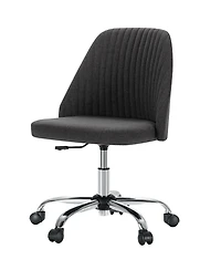 HomeRoots Adjustable Height Swivel Rolling Office Chair