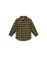Deux par Boys' (6-12) Brushed Flannel Shirt