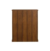 Bison Office Cherry Finish Wooden Bookcase for Clean Storage and Display