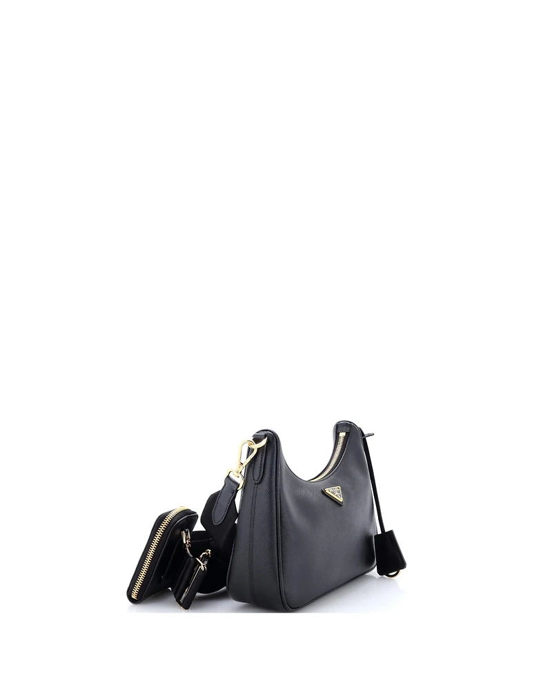 Pre-Owned Prada Small Re-Edition 2005 Shoulder Bag Saffiano Leather