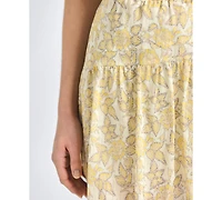 Derek Lam 10 Crosby Women's Thalina Printed Voile Mini Skirt