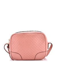 Pre-Owned Gucci Mini Bree Disco Crossbody Bag Microguccissima Leather