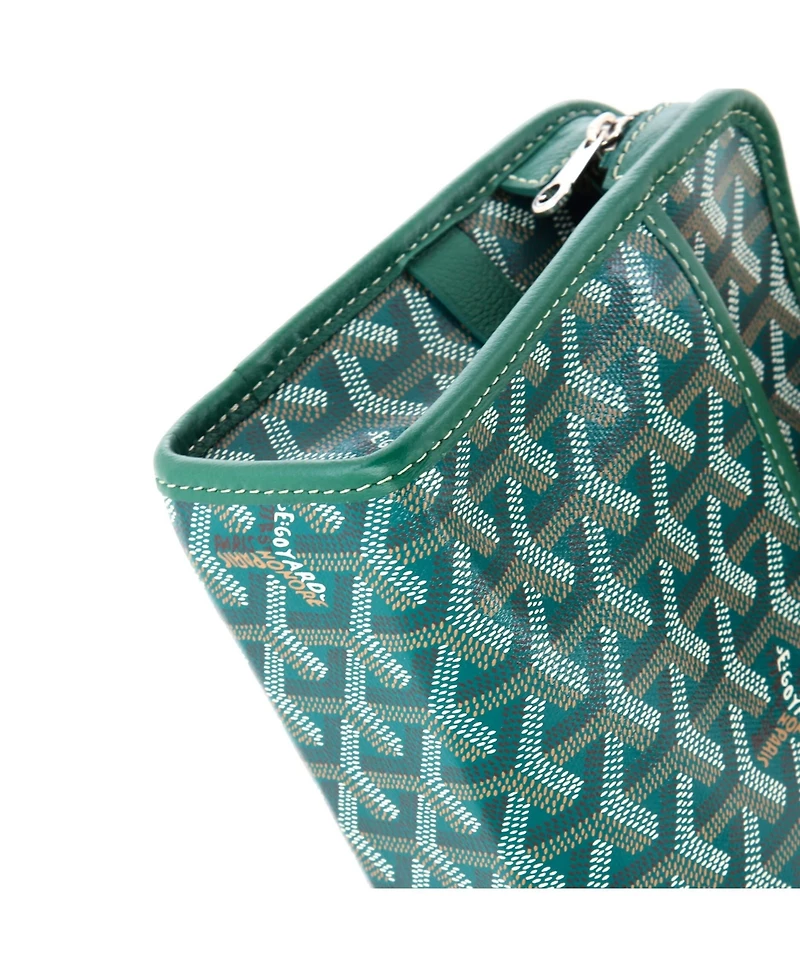 Pre-Owned Goyard Pm Jouvence Toiletry Pouch Coated Canvas