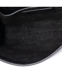 Pre-Owned Saint Laurent Small Classic Monogram Tassel Crossbody Bag Leather