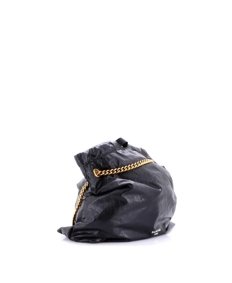 Pre-Owned Balenciaga Medium Crush Chain Tote Leather