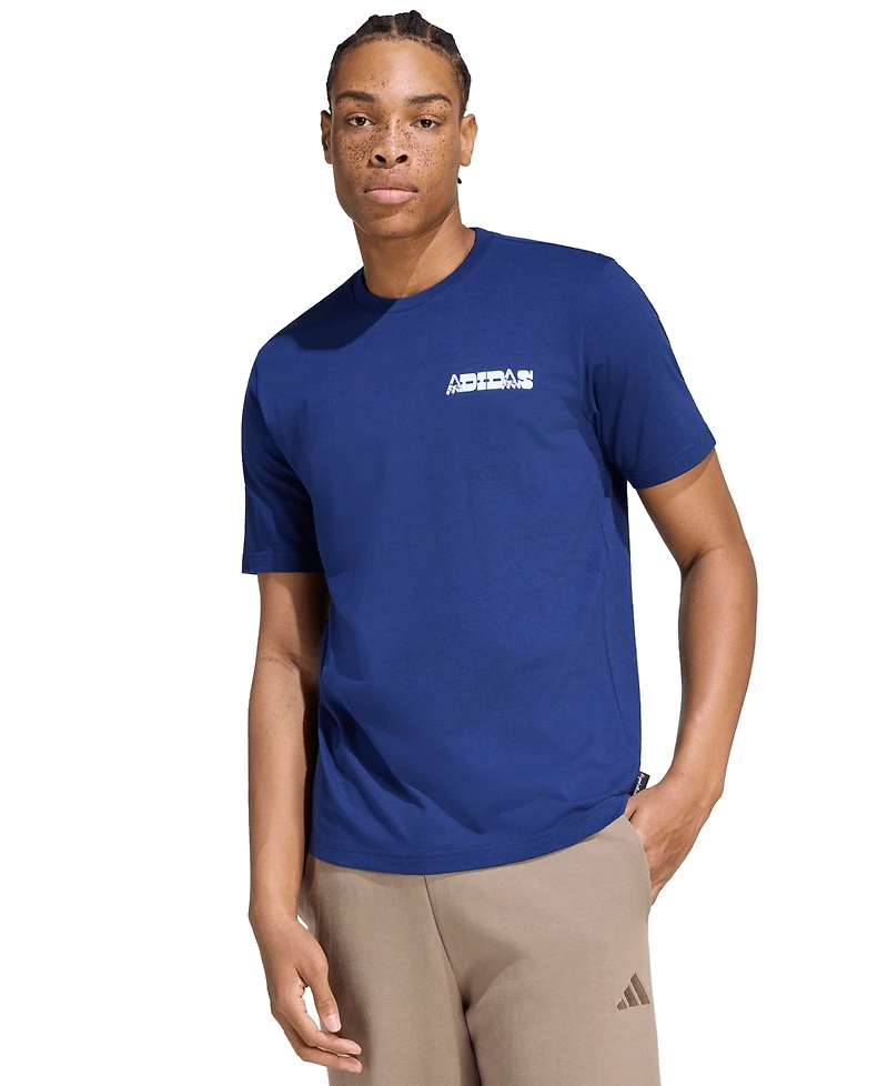 adidas Men's Novelty Cards Graphic Crewneck T-Shirt