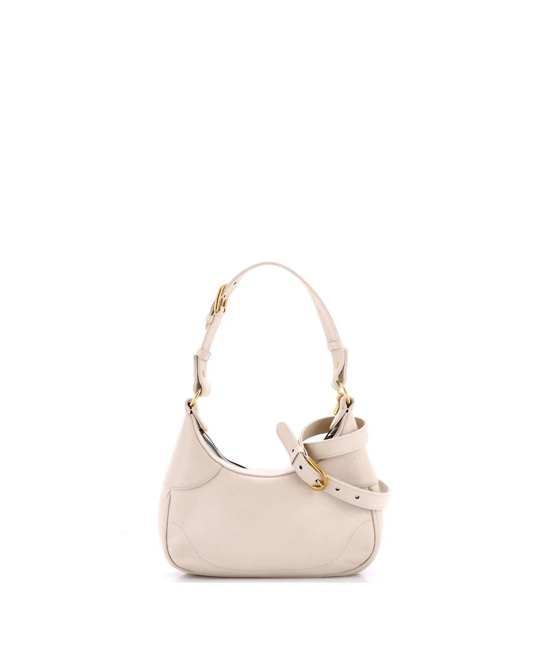 Pre-Owned Gucci Small Aphrodite Zip Shoulder Bag Leather