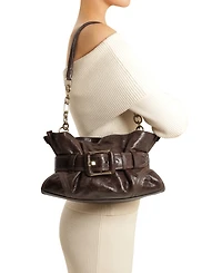 Arezzo Riley Medium Leather Shoulder Handbag