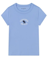 abercrombie kids Girls' 5-16 Oversized Short-Sleeve T-Shirt