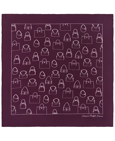 Lauren Ralph Handbag Conversational Small Square Scarf