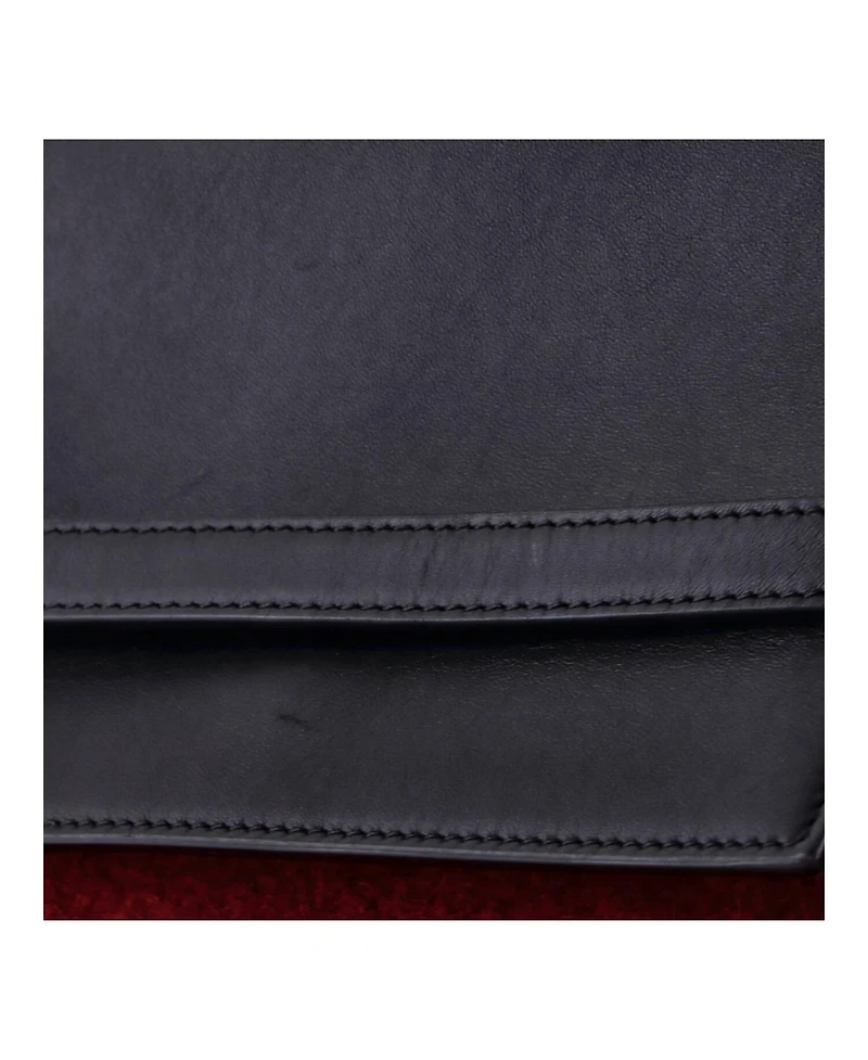 Pre-Owned Celine Mini Belt Bag Felt and Leather