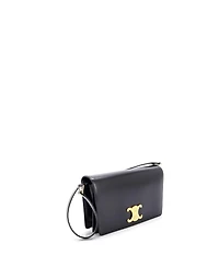 Pre-Owned Celine Trapeze Triomphe Shoulder Bag Smooth Calfskin