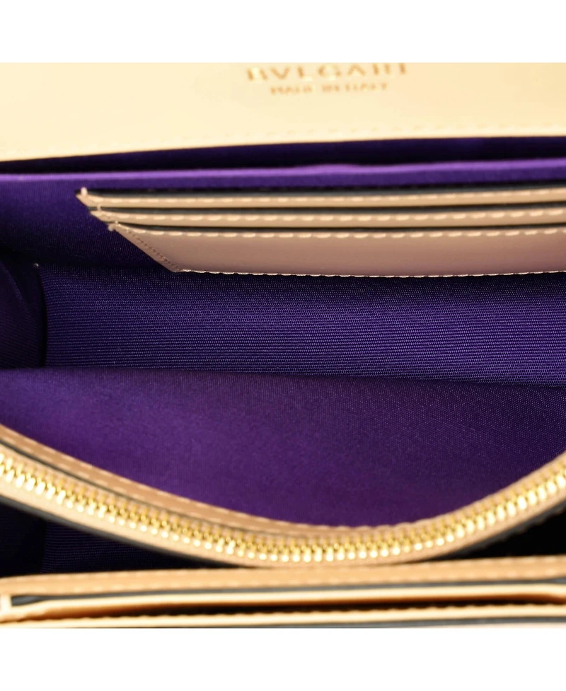 Pre-Owned Bvlgari Mini Serpenti Forever Shoulder Bag Leather