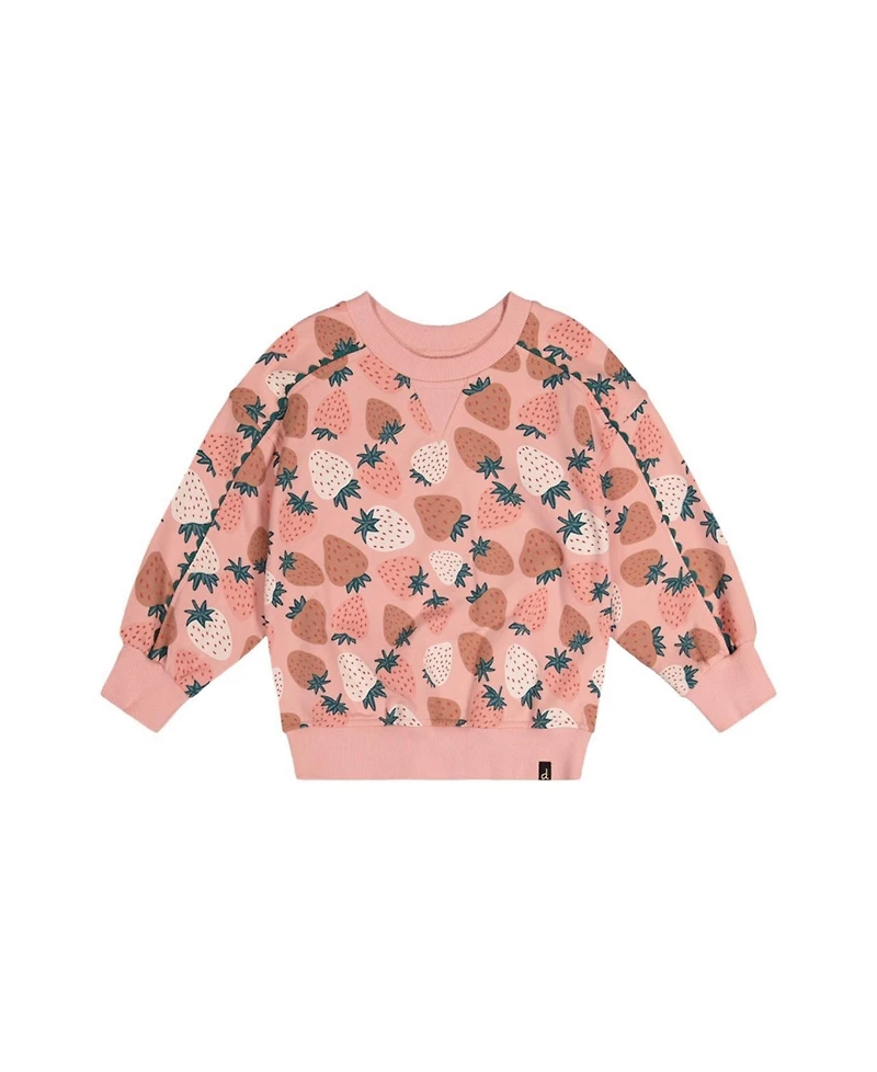 Deux par Toddler Girls 2T - 5T Sweatshirt Strawberry Print