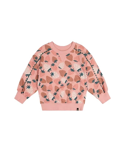 Deux par Toddler Girls 2T - 5T Sweatshirt Strawberry Print