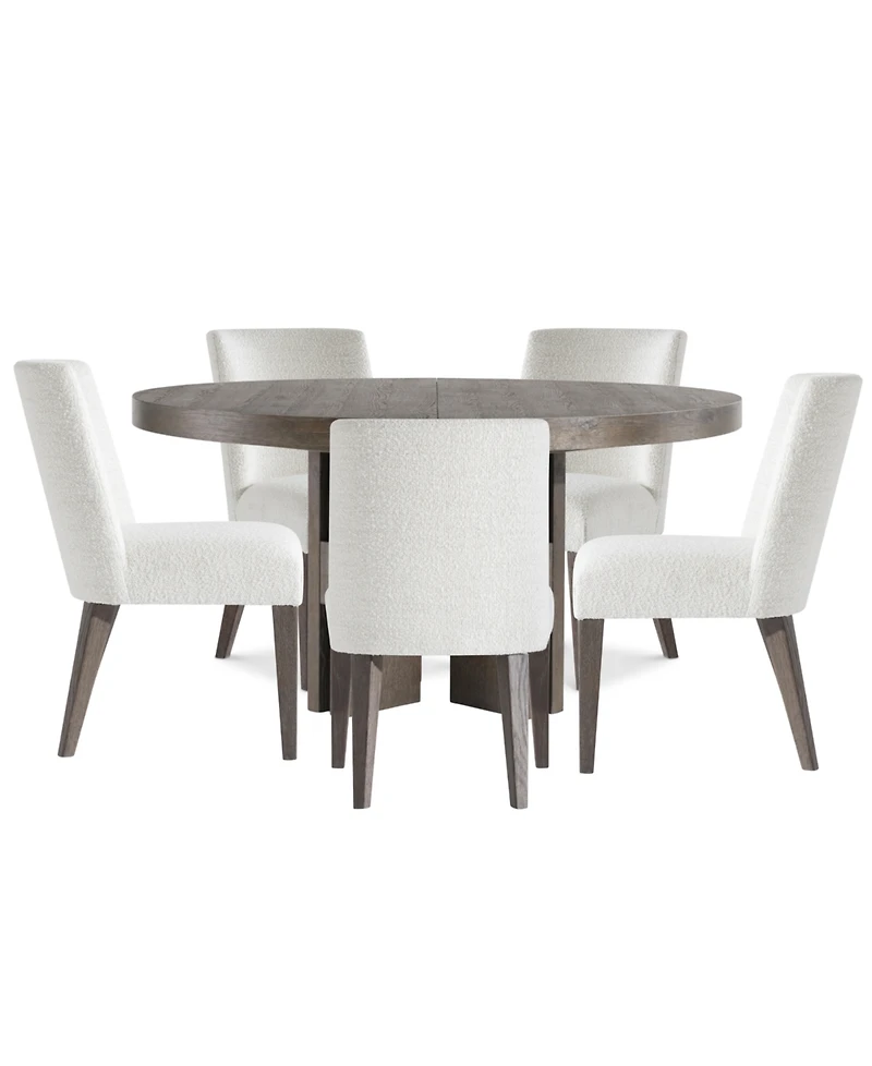 Bernhardt Outline 6-Piece Round Dining Set (Table & 5 Side Chairs)