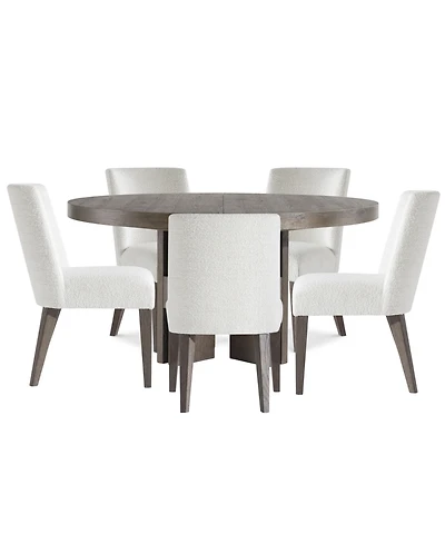 Bernhardt Outline 6-Piece Round Dining Set (Table & 5 Side Chairs)