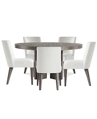 Bernhardt Outline 6-Piece Round Dining Set (Table & 5 Side Chairs)