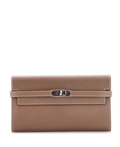 Pre-Owned HERMES Long Kelly Wallet Epsom
