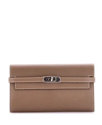 Pre-Owned HERMES Long Kelly Wallet Epsom