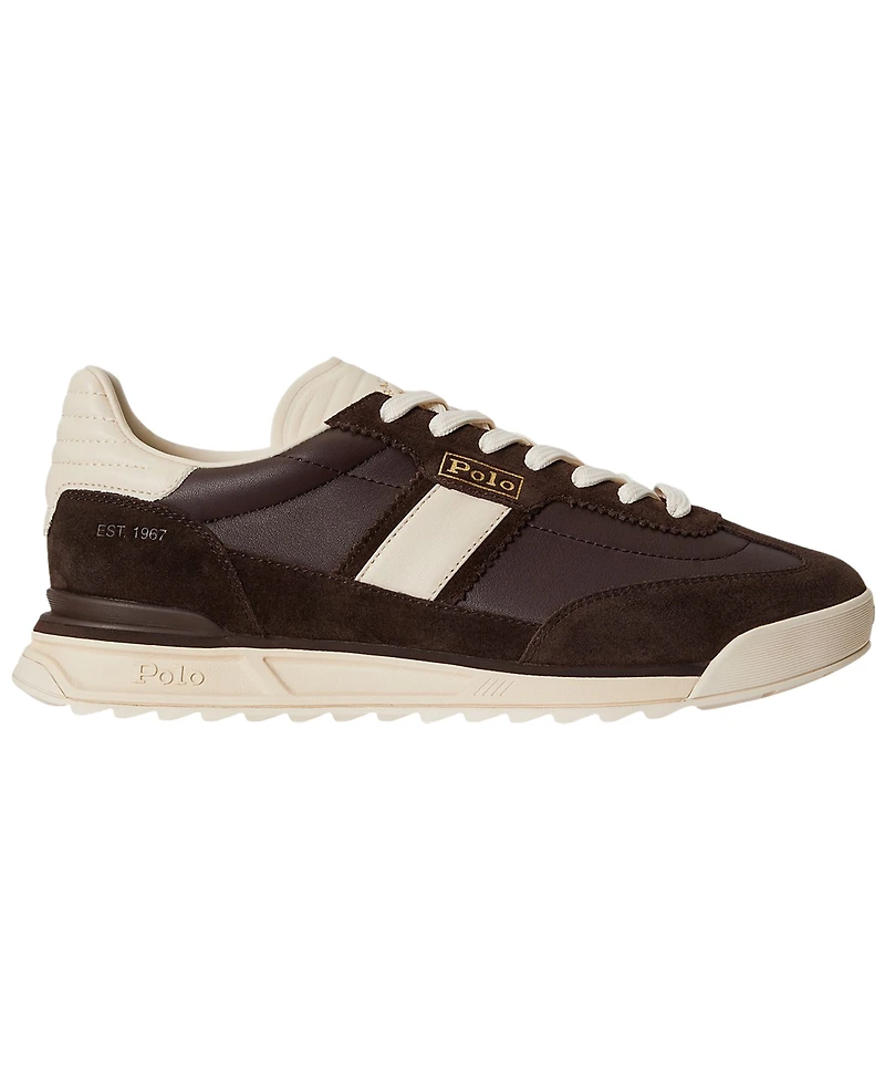 Polo Ralph Lauren Men's Low Top Round Toe Varick Sneakers