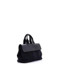 Pre-Owned HERMES Pm Valparaiso Bag Toile and Leather