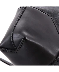 Pre-Owned Gucci Medium Web Zip Flat Messenger Gg Coated Canvas