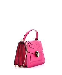 Pre-Owned Bvlgari Medium Serpenti Forever Top Handle Bag Leather