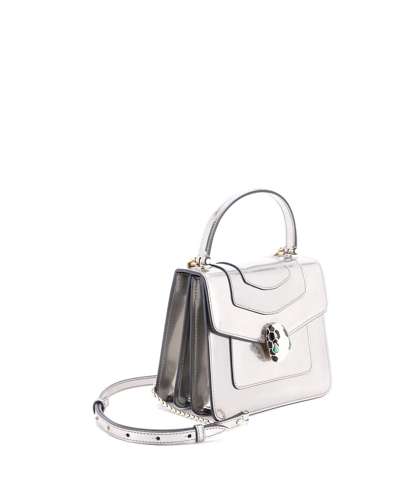 Pre-Owned Bvlgari Small Serpenti Top Handle Bag Patent