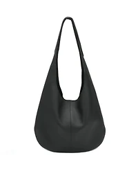 Susu Arc Leather Crescent Hobo Bag Soft Pebbled Shoulder Casual Slouchy Handbag