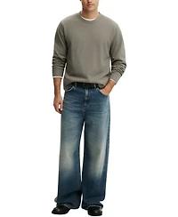 Cotton On Men's Cropped-Fit Waffle Textured Long-Sleeve T-Shirt