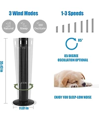 Cowsar 36'' Bladeless Tower Fan with Remote, Quiet Cooling