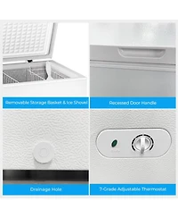 Cowsar 10.0 Cu.Ft Chest Freezer with 3 Baskets