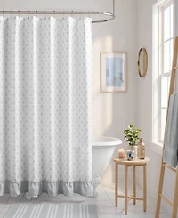 Intelligent Design Savanna Floral Ruffle 13-Pc. Shower Curtain Set