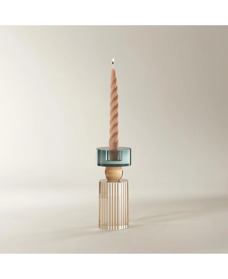 Z Gallerie Cora Crystal Taper Holder
