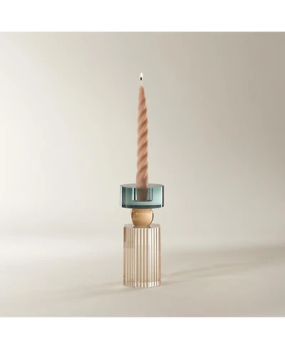 Z Gallerie Cora Crystal Taper Holder