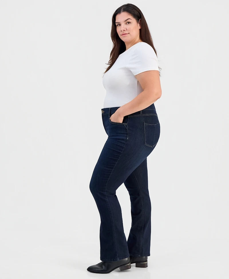 Democracy Trendy Plus AbSolution Itty Bitty Bootcut Jeans