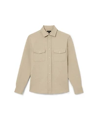Reiss Men's Mcshane Twin-Pocket Button-Through Overshirt